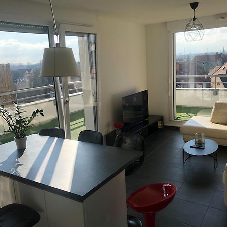 Ferienwohnung La Terrasse Straßburg Exterior foto