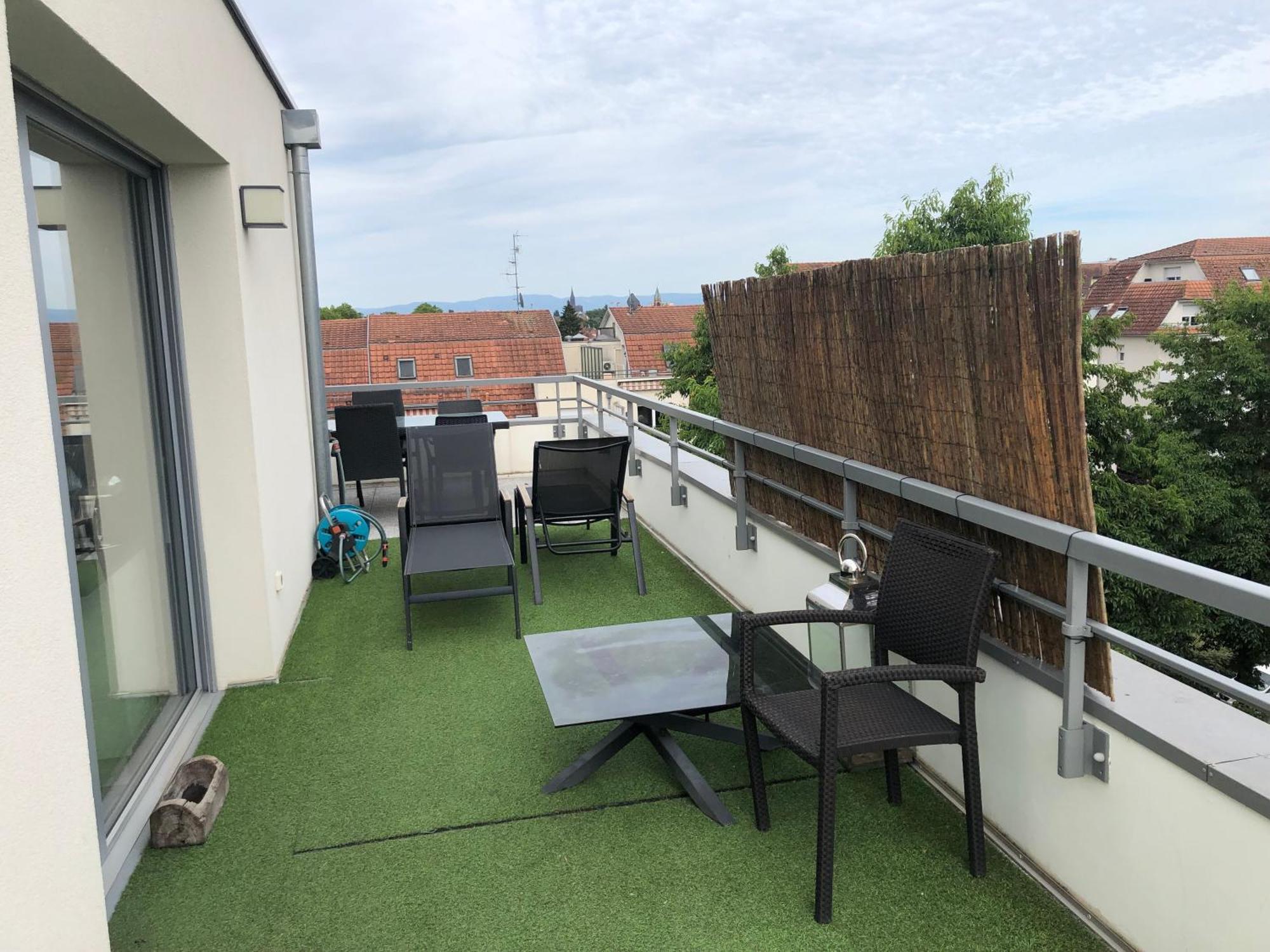 Ferienwohnung La Terrasse Straßburg Exterior foto
